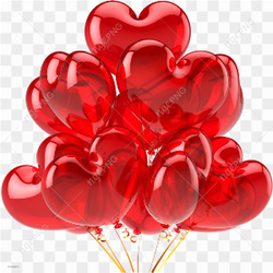 Heart Balloon Transparent Background