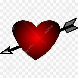 Heart Arrow PNG Photos