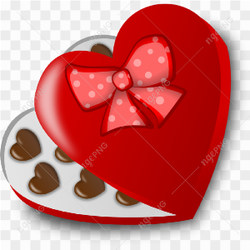 Heart Box PNG Transparent Image