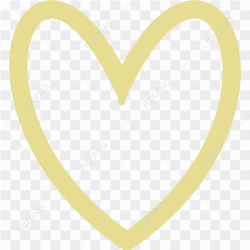 Gold Heart Transparent Background