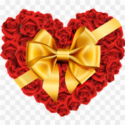 Heart Rose PNG Image