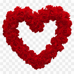 Heart Rose PNG Photos