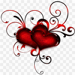 Love Artwork Heart PNG HD