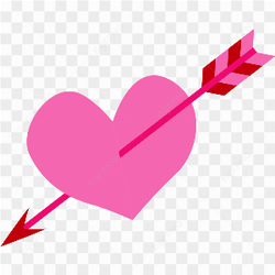 Love Heart Arrow PNG Clipart