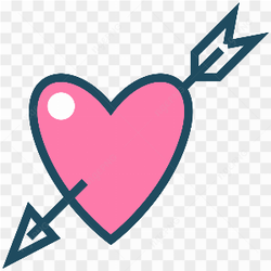 Love Heart Arrow PNG Photos