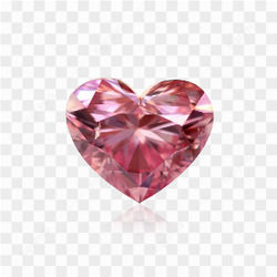 Pink Diamond Heart PNG HD