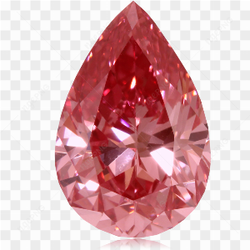 Pink Diamond Heart PNG Image