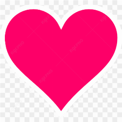 Pink Heart Vector PNG File