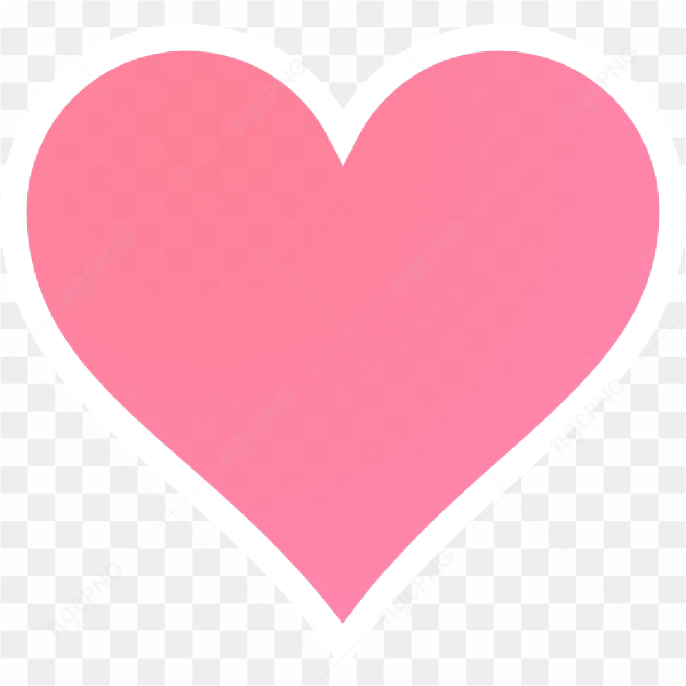 Pink Heart Vector PNG Image