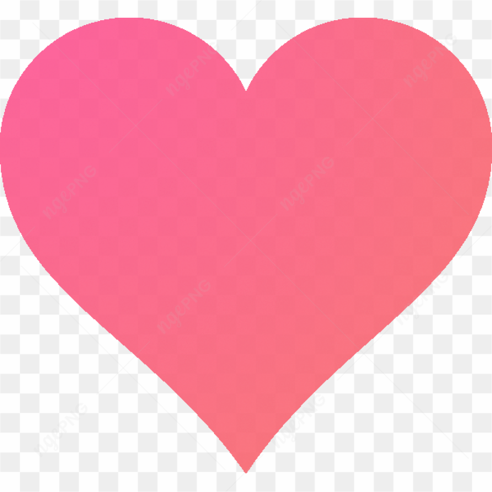 Pink Heart Vector PNG Photos