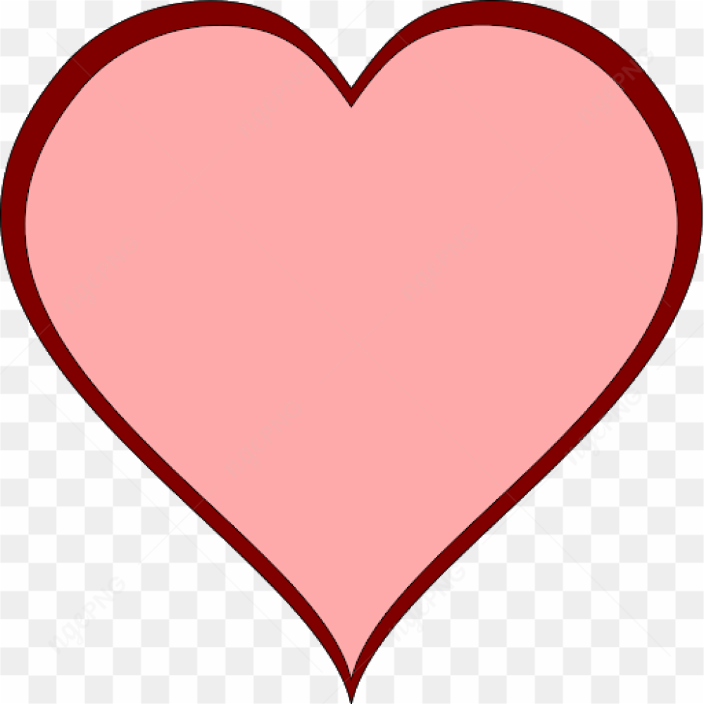 Pink Heart Vector PNG Pic