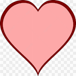 Pink Heart Vector PNG Pic