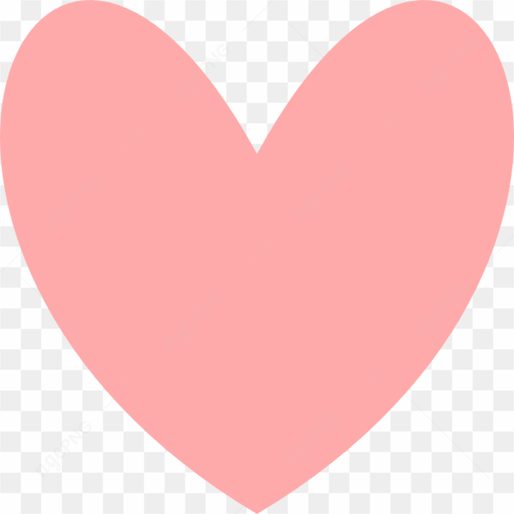 Pink Heart Vector Transparent PNG