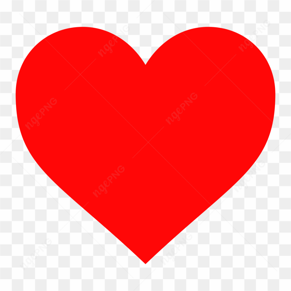 Red Heart Vector PNG Photos