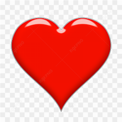Red Heart Vector Transparent PNG