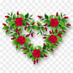 Rose Heart PNG File