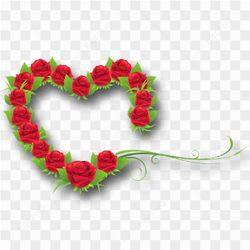 Rose Heart PNG Image