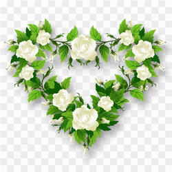 Rose Heart PNG Transparent Image