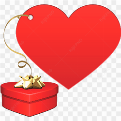 Surprise Heart Box PNG Clipart
