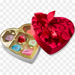 Surprise Heart Box Transparent Background