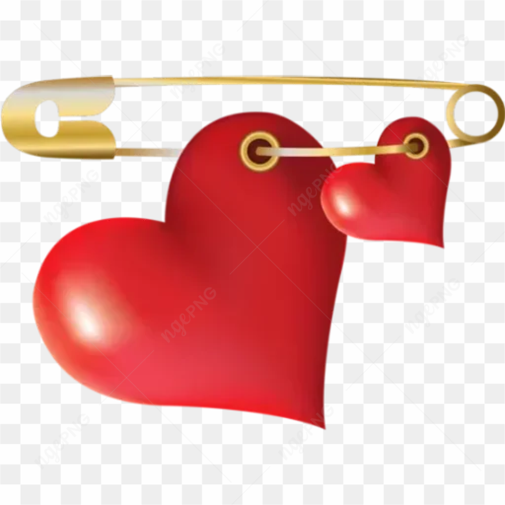 Two Hearts PNG Clipart