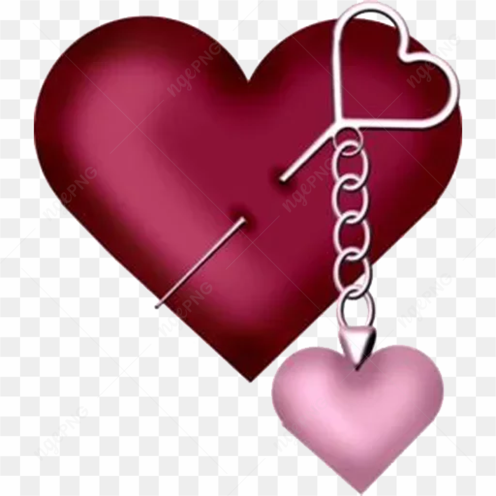 Two Hearts PNG Image