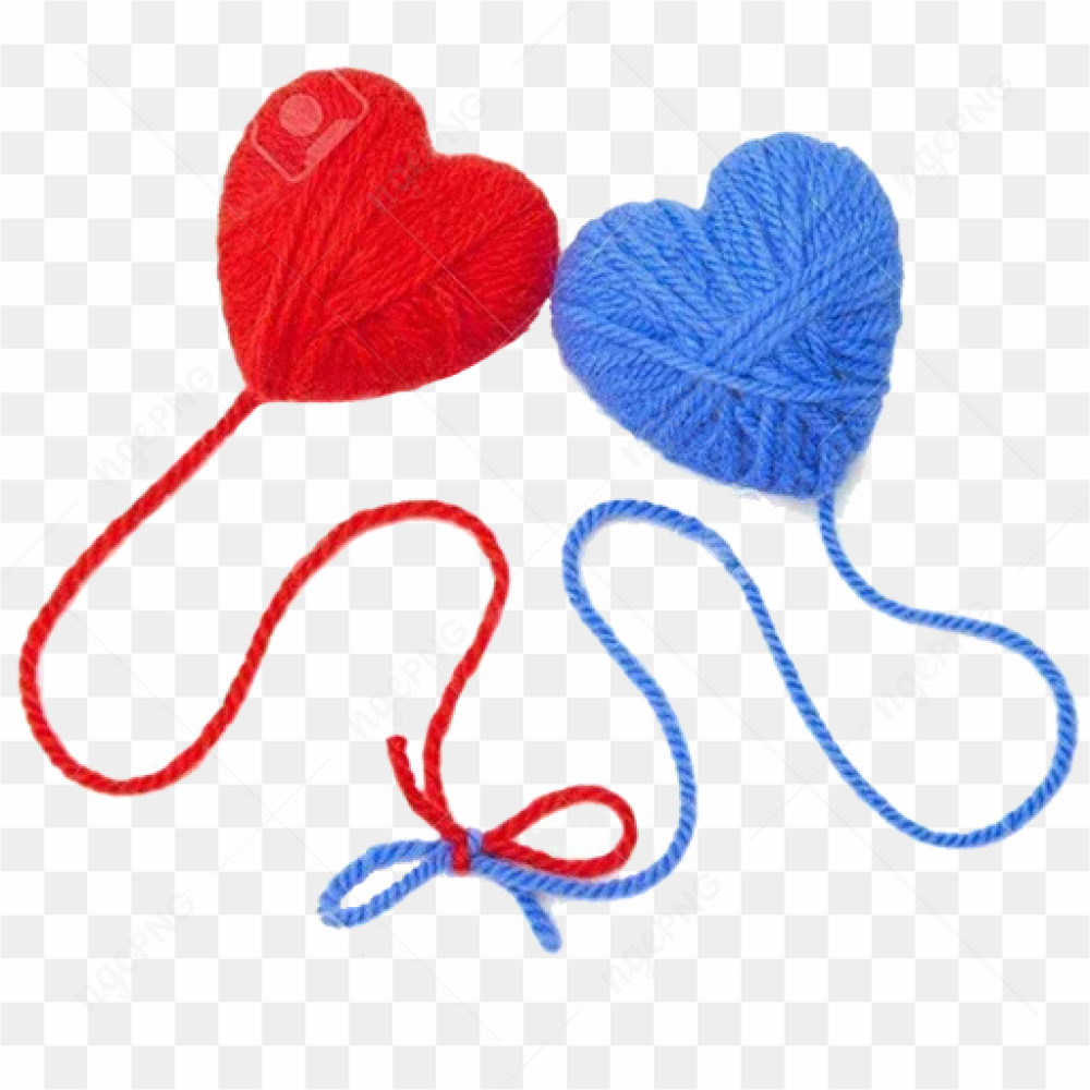 Two Hearts PNG Pic