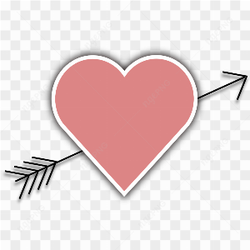 Vector Heart Arrow PNG Clipart