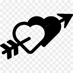 Vector Heart Arrow PNG Photos