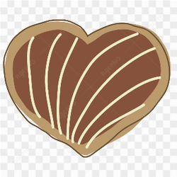 Vector Heart Cookie PNG Image