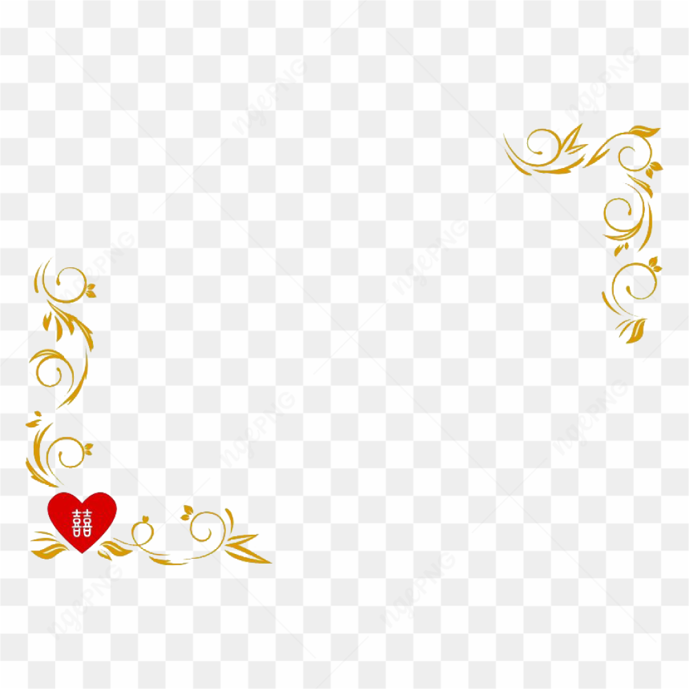 Wedding Background Isolated PNG