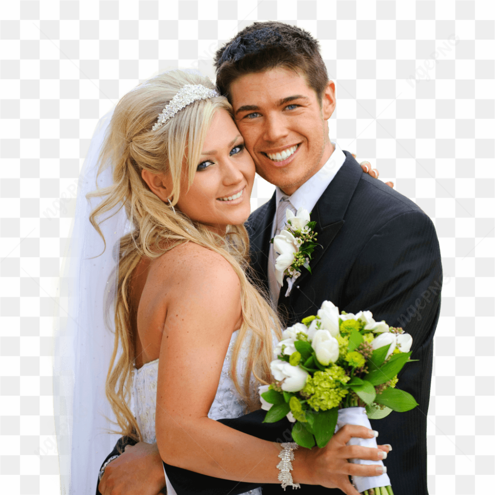 Wedding Couple PNG Pic