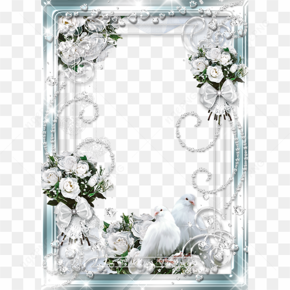 Wedding Frame PNG HD Isolated
