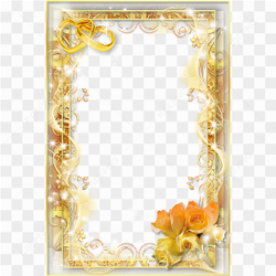 Wedding Frame PNG Isolated HD