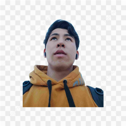 A man looking up