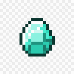 A single minecraft diamond