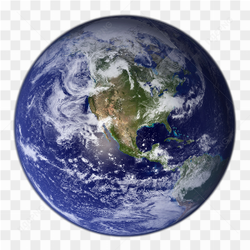 Earth Wester Hemisphere