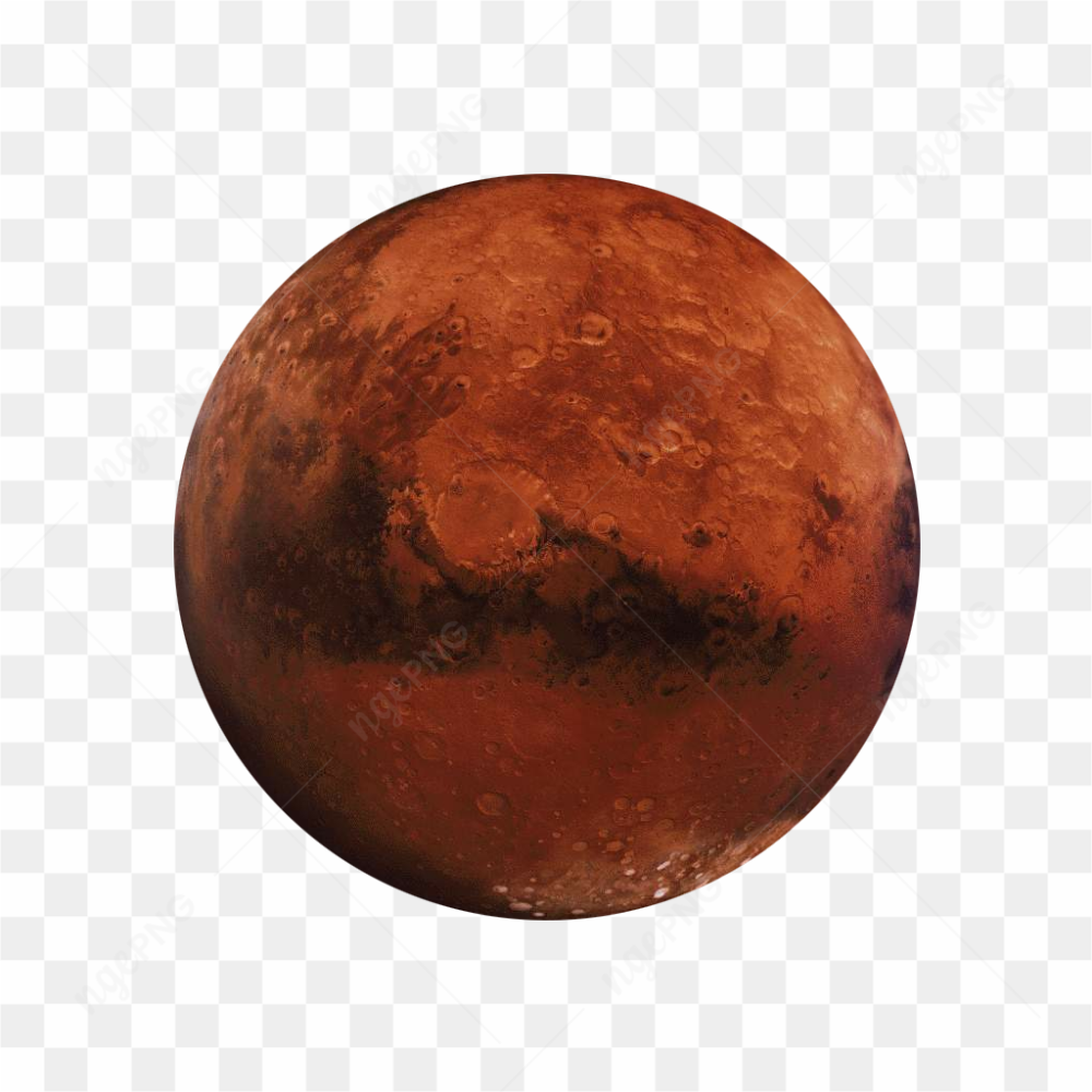 Planet Mars Hemisphere