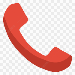 Phone red symbol