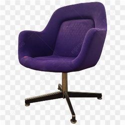 Furniture chair white furry
