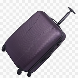 Travel suitcase purple