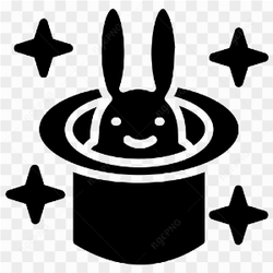 Magic rabbit in hat