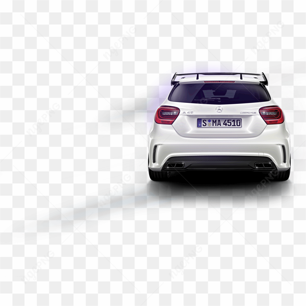 MERCEDES SUV SILVER BACK