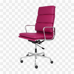 Pink chair transparent 