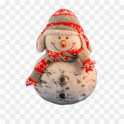 Snowman figure winter