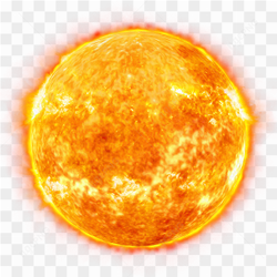 Yellow sun star