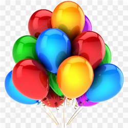 Multicolored balloons illustration