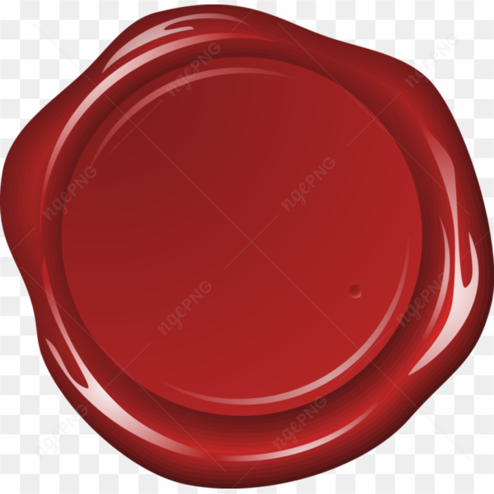 Red wax seal