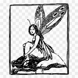 Drawing of a fairy