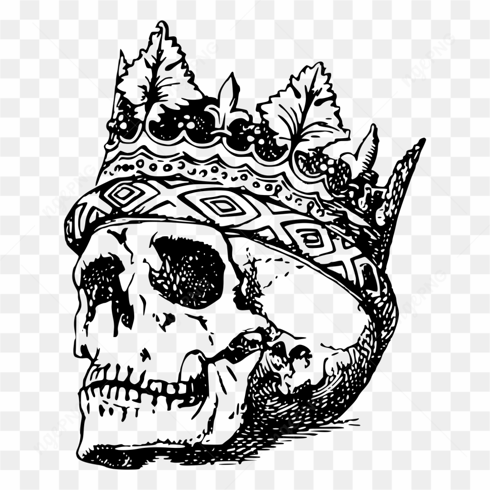 Skull king uncolored